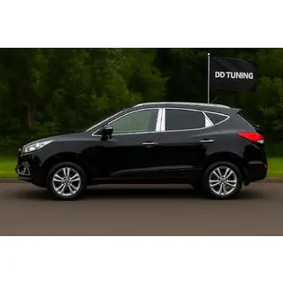 Full Window and Pillar Trim LIBAO (20 pcs, Stainless Steel) Hyundai IX-35 2010-2015 photo 1