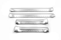 Toyota Rav 4 2013-2018 Libao Stainless Steel Inner Door Sill Protectors (4 pcs) photo 1