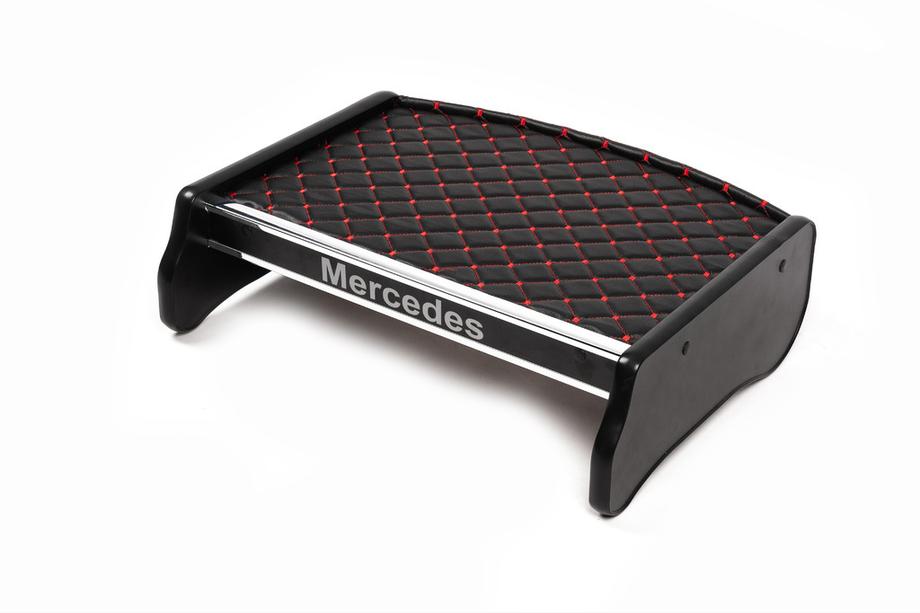 Mercedes Vito W639 2004-2014 Dashboard Shelf (Black with Red Stitching) Image