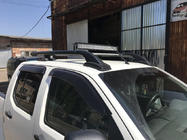 Toyota Hilux 2006-2015 Roof rails with crossbars (2 pcs, black) photo 2