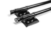 Toyota Hilux 2006-2015 Roof rails with crossbars (2 pcs, black) photo 7
