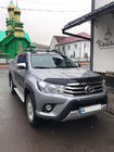 Toyota Hilux 2015- Roof rails with crossbars (2 pcs, Chrome) photo 2