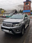 Toyota Hilux 2015- Roof rails with crossbars (2 pcs, Chrome) photo 4