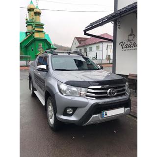 Roof rails with crossbars (2 pcs, Chrome) Toyota Hilux 2015- photo 2