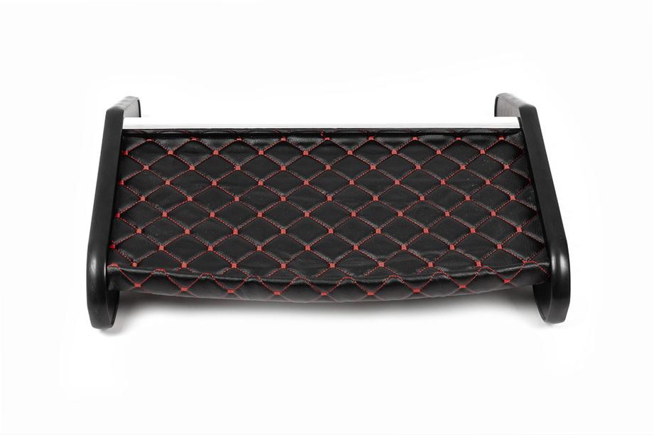 Opel Vivaro 2001–2015 Dashboard Shelf (2010-2014, Black with Red Stitching) Photo 4