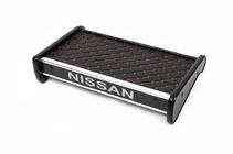 Nissan Primastar 2002-2014 Dashboard Shelf (2001-2010, Black with Red Stitching) photo 1