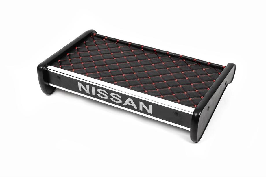 Nissan Primastar 2002-2014 Dashboard Shelf (2001-2010, Black with Red Stitching) Image