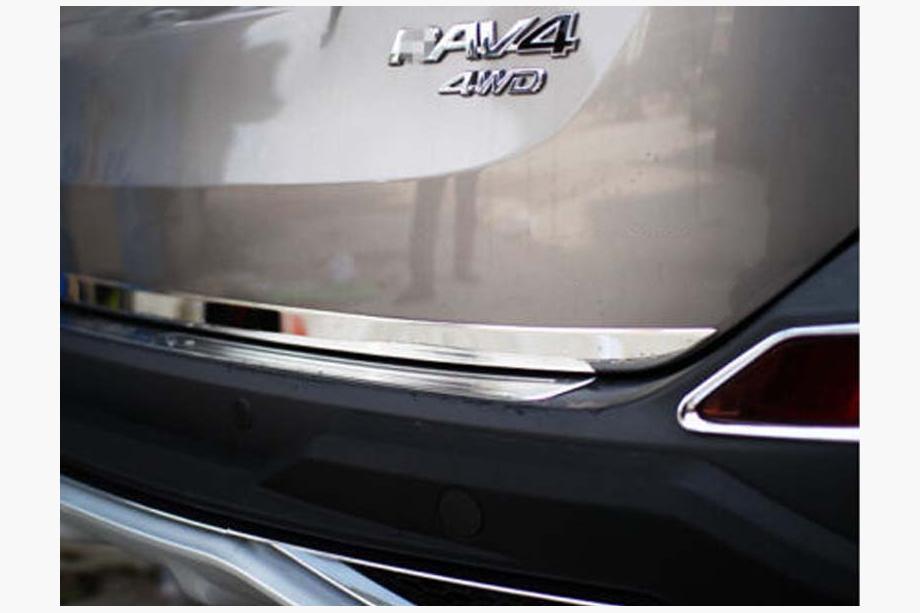 Toyota Rav 4 2013-2018 Trunk trim Libao V2 stainless steel Image
