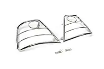 Kia Sorento I BL 2002-2009 Tail light guards (stainless steel) photo 4