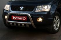 Suzuki Grand Vitara 2005-2017 Bull Bar Winbo (Stainless Steel) photo 1