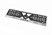 Ford License Plate Frame Chrome Ford (1 pc, Stainless Steel) photo 2