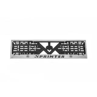 License Plate Frame Chrome (1 pc, Stainless Steel) photo 1