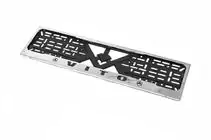 Mercedes Vito W639 2004-2014 License Plate Frame Chrome (1 pc, Stainless Steel) photo 4
