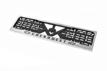Chevrolet License Plate Frame Chrome Chevrolet (1 pc, Stainless Steel) photo 2