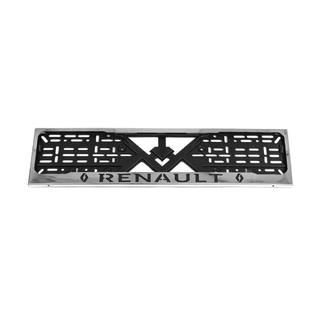 License Plate Frame Chrome Renault (1 pc, Stainless Steel) photo 1