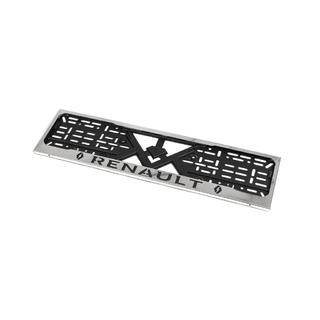 License Plate Frame Chrome Renault (1 pc, Stainless Steel) photo 2