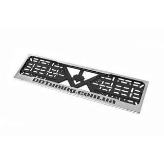 License Plate Frame Chrome DD Tuning (1 pc, Stainless Steel)