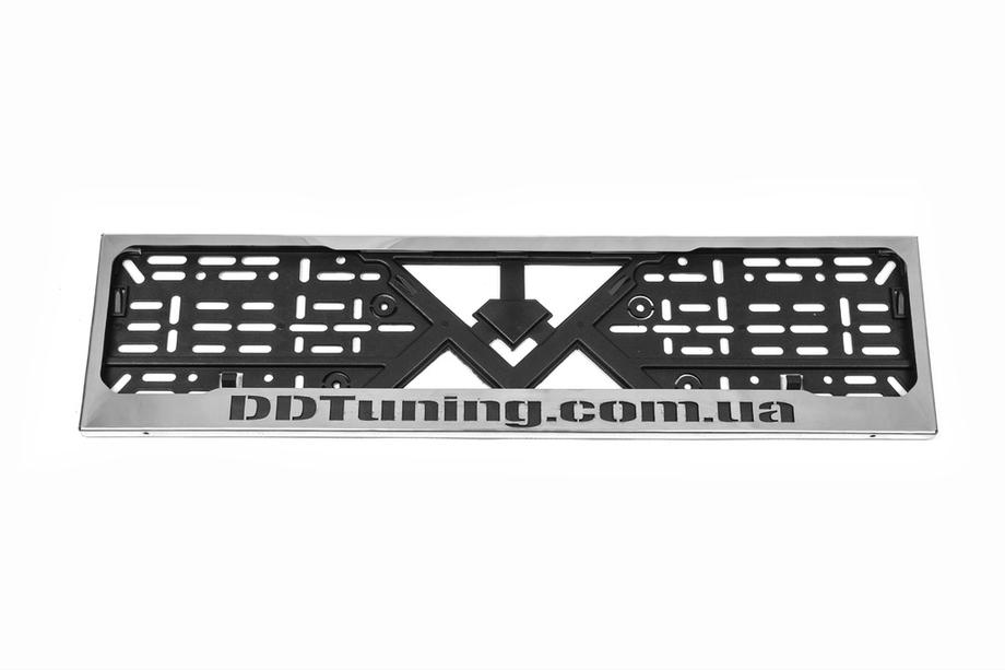 License Plate Frame Chrome DD Tuning (1 pc, Stainless Steel) Photo 2