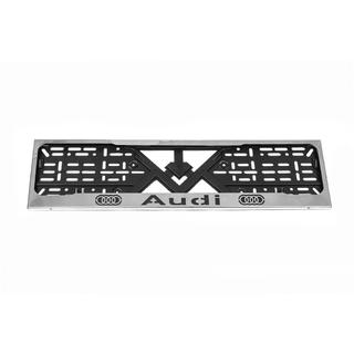 License Plate Frame Chrome Audi (1 pc, Stainless Steel) photo 3