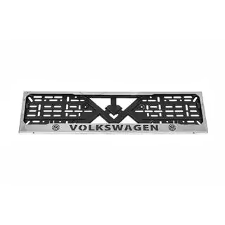 License Plate Frame Chrome Volkswagen (1 pc, Stainless Steel) photo 2