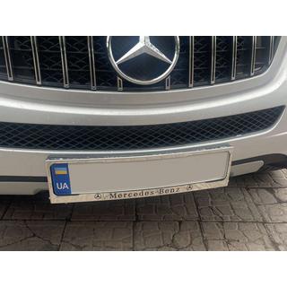 License Plate Frame Chrome Mercedes (1 pc, Stainless Steel) photo 4