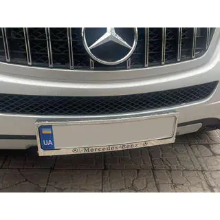 License Plate Frame Chrome Mercedes (1 pc, Stainless Steel) photo 4