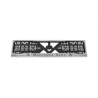 License Plate Frame Chrome Mercedes (1 pc, Stainless Steel) photo 3