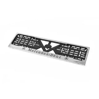 License Plate Frame Chrome Mercedes (1 pc, Stainless Steel) photo 2