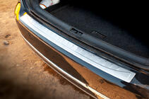 Volkswagen Passat B7 2012-2015 Rear bumper protector OmsaLine MAT (Sedan, stainless steel) photo 1