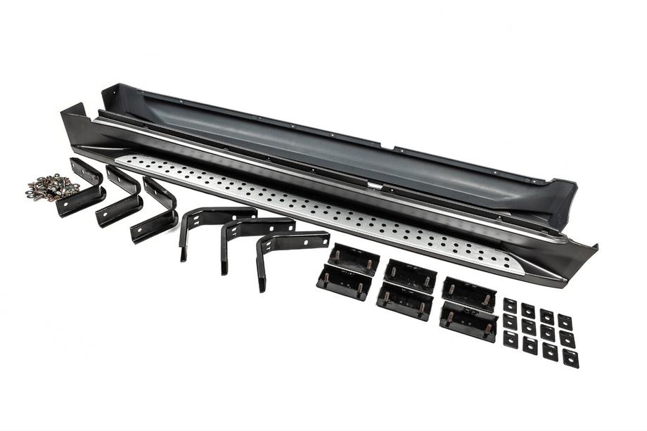 Hyundai Tucson JM 2004- OEM BMW Side Steps (2 pcs, Aluminum) Image