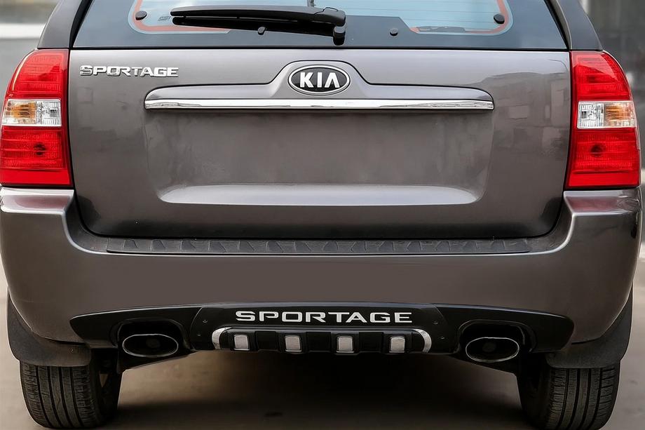 Kia Sportage 2004-2010 Rear bumper lip Libao (plastic) Image