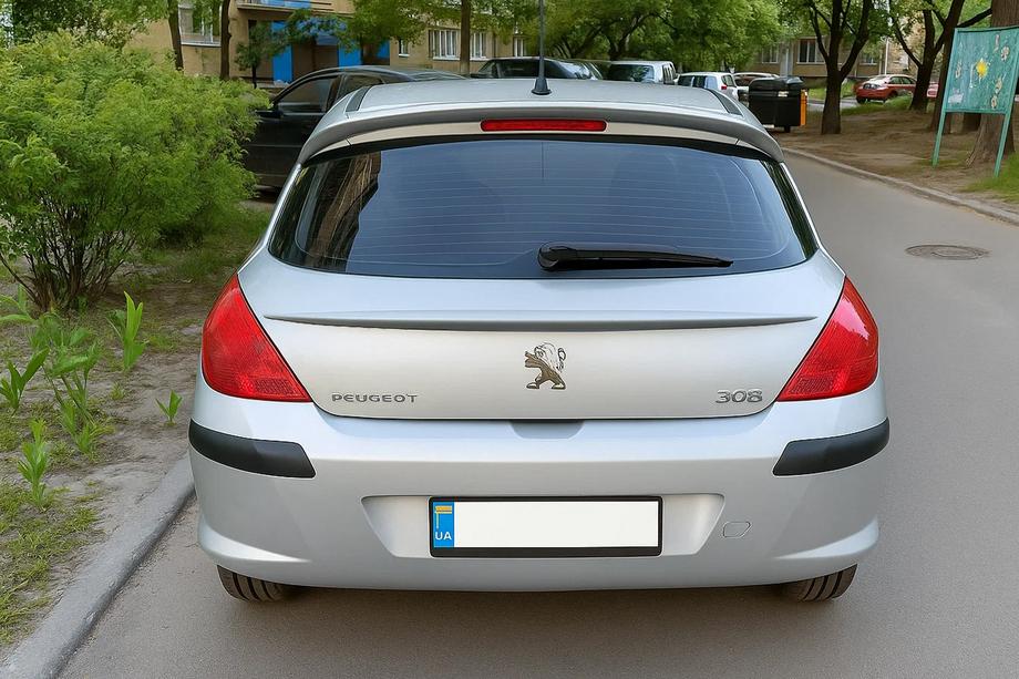 Peugeot 308 2007-2013 Libao Spoiler (ABS Plastic) Image