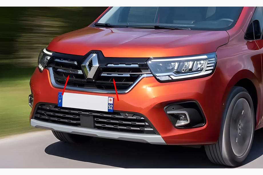 Renault Kangoo/Express 2021- Chrome Grille Covers (4 pcs, Stainless Steel) Image