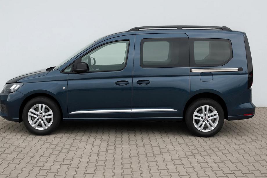 Volkswagen Caddy 2020- Door Molding Covers (4 pcs, Stainless Steel) Image