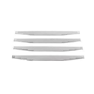 Interior door sill covers (4 pcs, stainless steel) photo 2