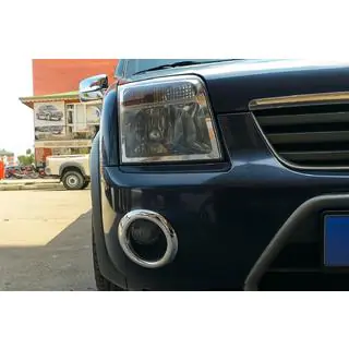 Fog light trims (2 pcs, plastic)
