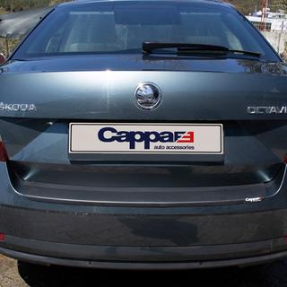 Rear Bumper Protector EuroCap (SD, ABS) Skoda Octavia III A7 2013-2019 photo 4