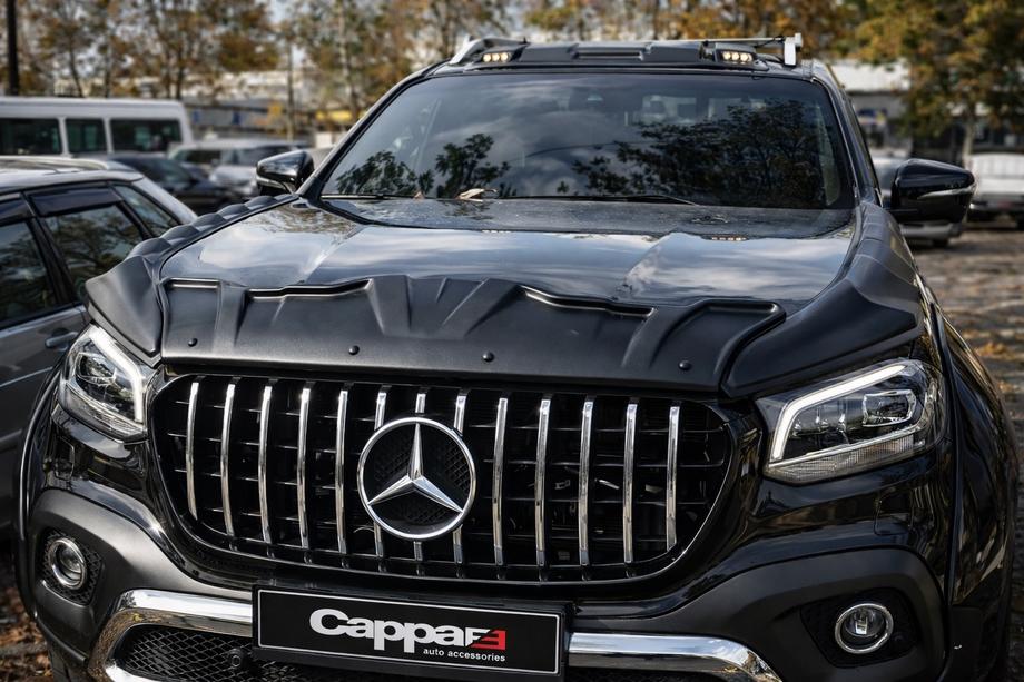 Mercedes X class 2017-2020 Hood Scoop Cover Set DRAGON (3 pcs) Image