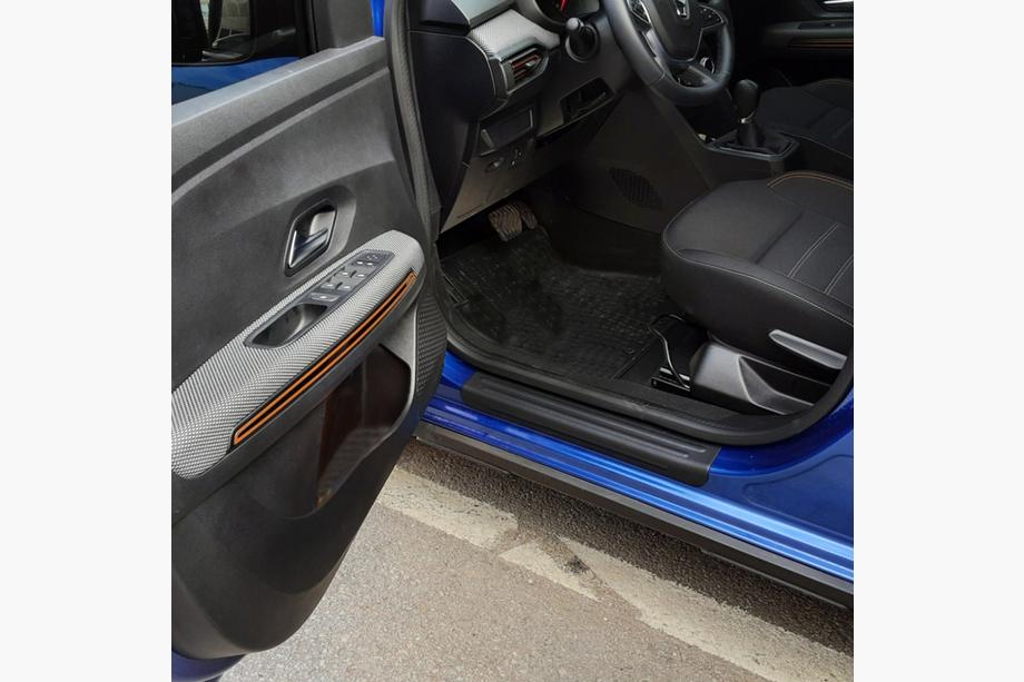 Dacia Sandero 2021- Door Sill Covers EuroCap (4 pcs, ABS) Image
