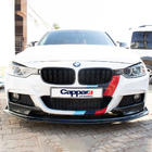 BMW 3 Series F30/F31 2012-2019 EuroCap front bumper lip spoiler (black, for M-Performance) photo 5