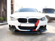 BMW 3 Series F30/F31 2012-2019 EuroCap front bumper lip spoiler (black, for M-Performance) photo 1