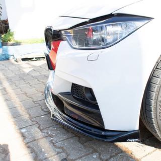 EuroCap front bumper lip spoiler (black, for M-Performance) BMW 3 Series F30/F31 2012-2019 photo 3