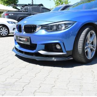 Front Bumper Lip for M-Sport (black) BMW 4 Series F32/F33/F36 2012-2020 photo 2