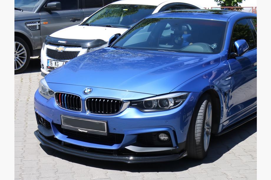 BMW 4 Series F32/F33/F36 2012-2020 Front Bumper Lip for M-Sport (black) Image