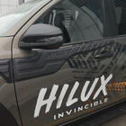 Toyota Hilux 2015- Upper door moldings (4 pcs, ABS) photo 6