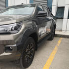 Toyota Hilux 2015- Upper door moldings (4 pcs, ABS) photo 5