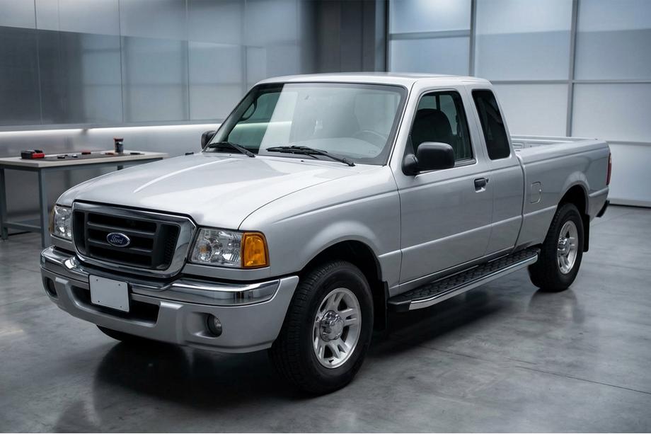 Ford Ranger 2002-2006 Side Steps BlackLine (2 pcs, Aluminum) Image