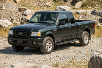Ford Ranger 2002-2006 Side Steps Allmond Black (2 pcs, Aluminum) photo 1