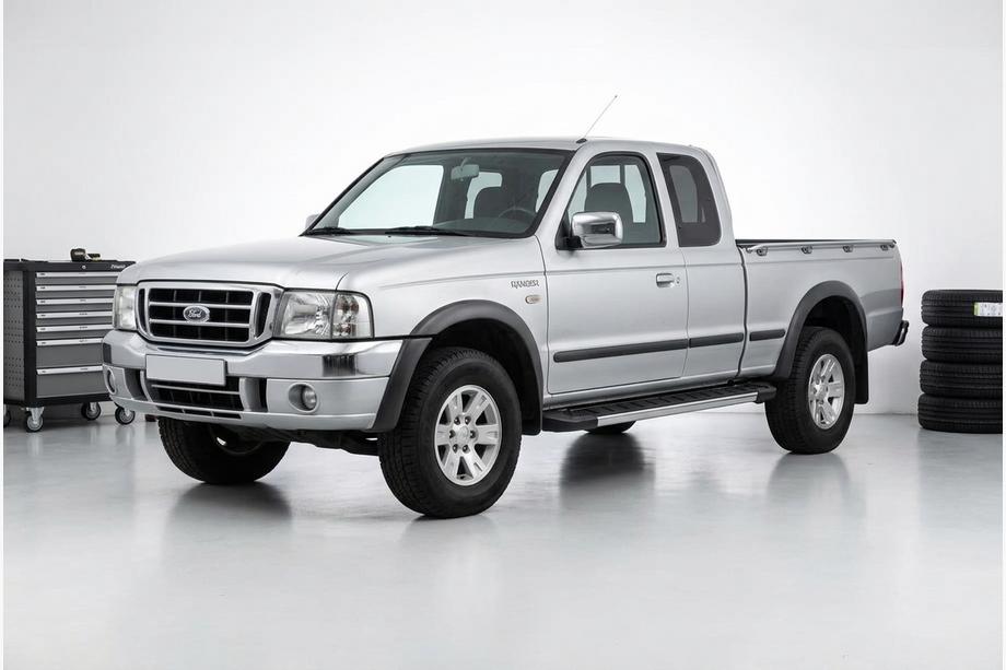 Ford Ranger 2002-2006 Side Steps RedLine V1 (2 pcs, Aluminum) Photo 1