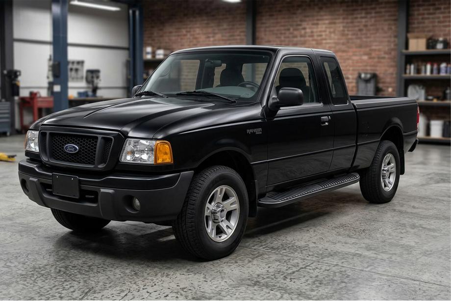 Ford Ranger 2002-2006 Side Steps Tayga Black (2 pcs, Aluminum) Image